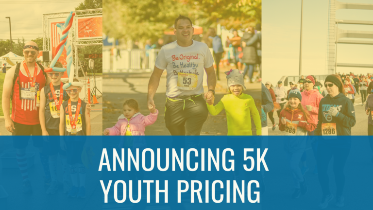 Youth Pricing Available for 5K Events